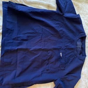 Figs Navy blue scrub top